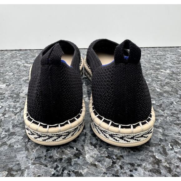 Rothys The Espadrille Boardwalk Womens Flats /Black Size 10.5 - Picture 4 of 7